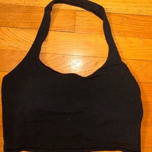 Women's Black Halter Bralette Athleta